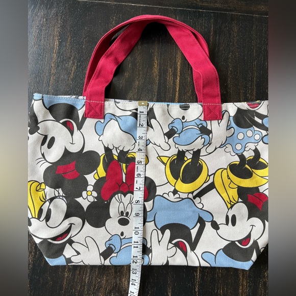 Disney Cream Canvas Tote Bag with one interior pocket. One size. New without Tag - Picture 3 of 9